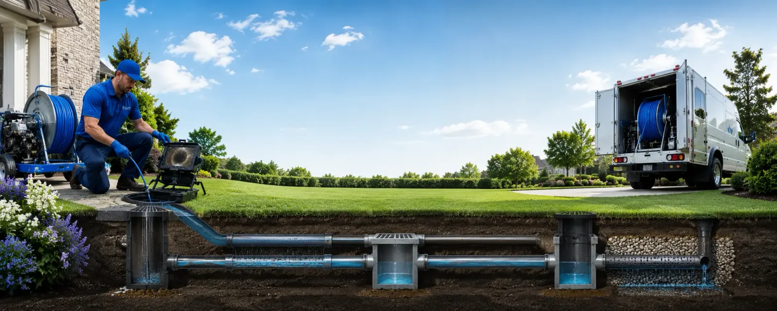 Outdoor drain cleaning information for Portal, GA